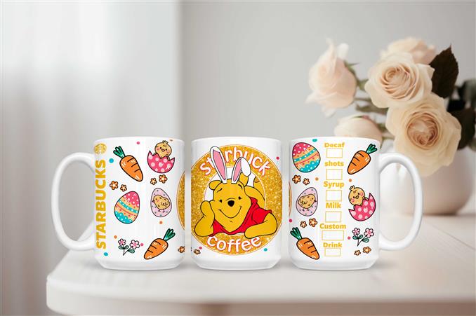 Starbucks Coffee Easter Pooh